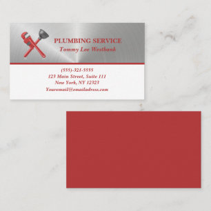 Plumbing business card