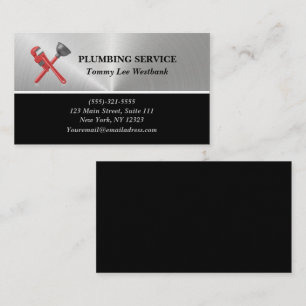 Plumbing  business card