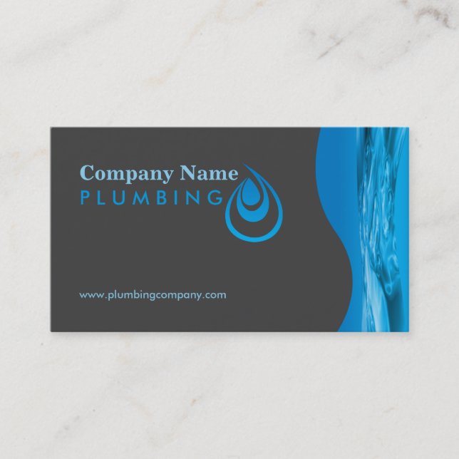 plumbing business cards (Front)