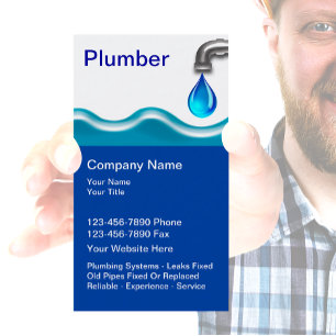 Plumbing Business Cards