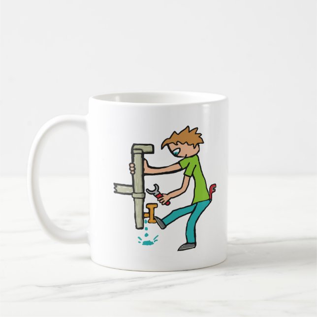 Plumbing Coffee Mug (Left)