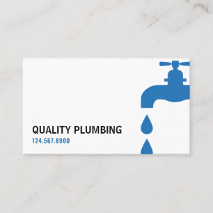 Plumbing Company Business Card