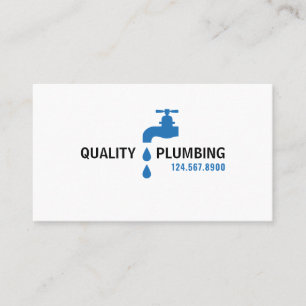 Plumbing Company Business Card