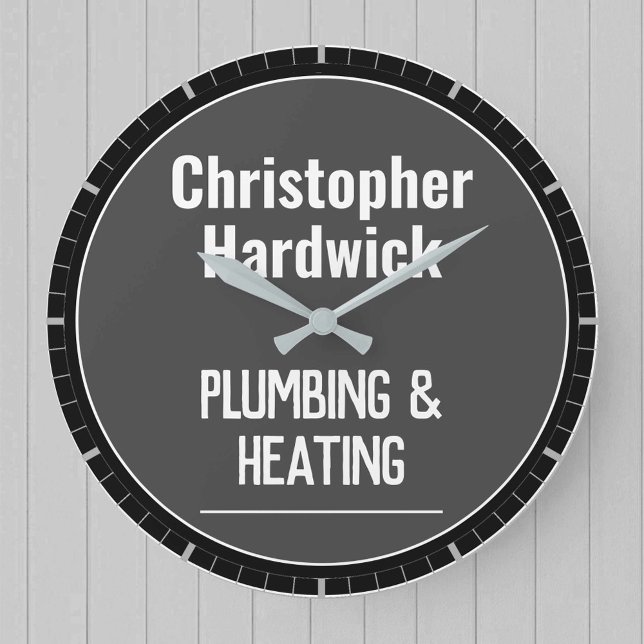 Plumbing & Heating Office Wall Clock (Creator Uploaded)