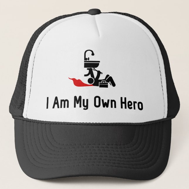 Plumbing Hero Trucker Hat (Front)