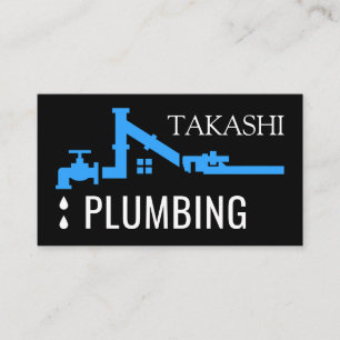 Plumbing Pipe Home Frame Business Card