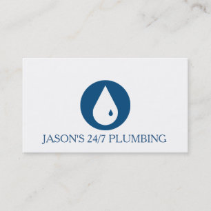Plumbing Plumber Faucet Water Handyman Maintenance Business Card
