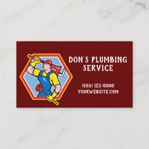 Plumbing Repair Service Business Card