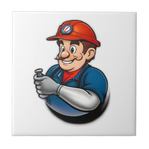 plumbing services logo ceramic tile
