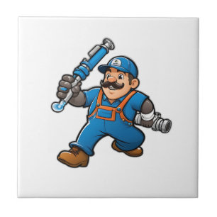 plumbing services logo ceramic tile