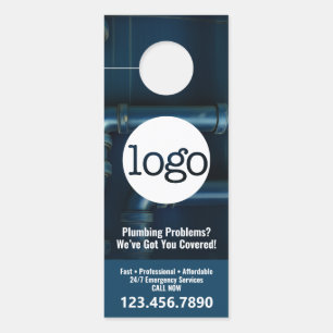 Plumbing Services - Small Business Plumber Modern Door Hanger