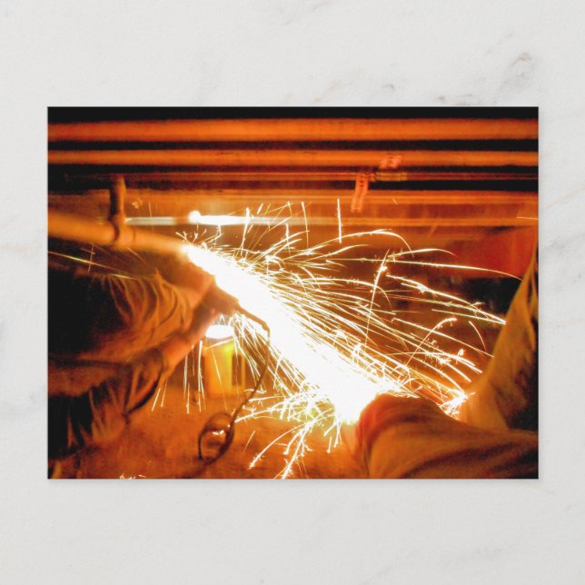 Plumbing Sparks Original Postcard (Front)