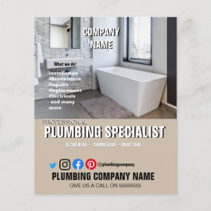 PLUMBING SPECIALIST plumber kitchen fitter Flyer