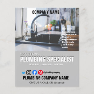 PLUMBING SPECIALIST plumber kitchen fitter Flyer