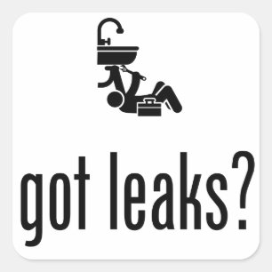 Plumbing Square Sticker