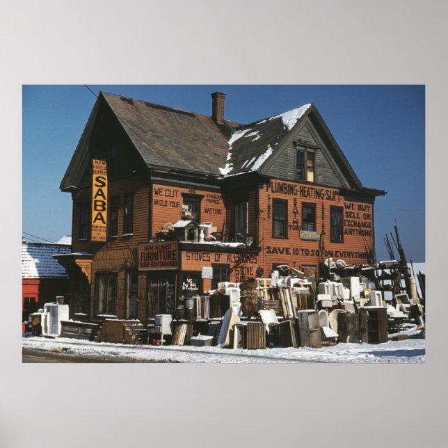 Plumbing Store, 1940s Poster (Front)