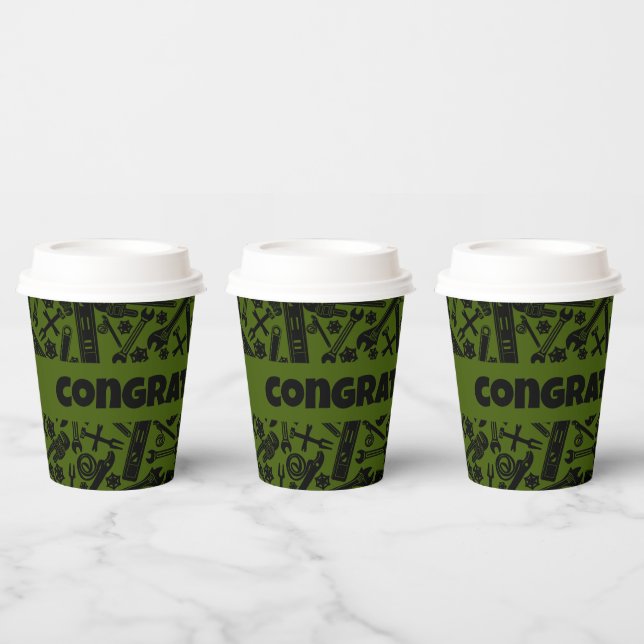  Plumbing Tools, Construction Paper Cups (Multi)