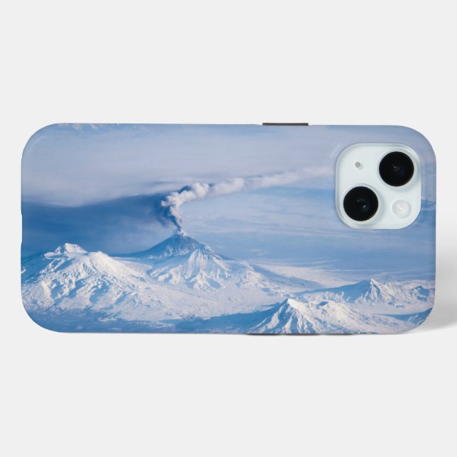 Plume Emanating From Kliuchevskoi Volcano. Case-Mate iPhone Case (Back (Horizontal))
