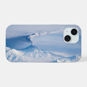 Plume Emanating From Kliuchevskoi Volcano. iPhone 15 Case
