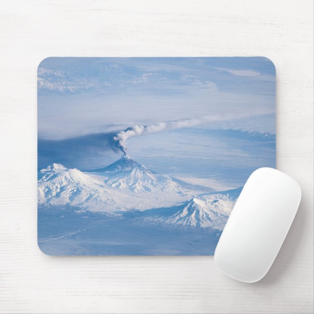 Plume Emanating From Kliuchevskoi Volcano. Mouse Pad (With Mouse)