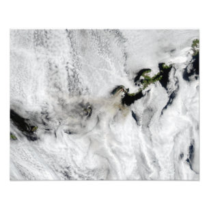 Plume from Okmok Volcano, Aleutian Islands 2 Photo Print