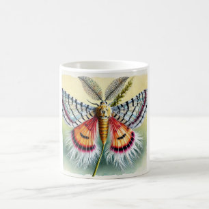Plume Moth Detailed View 030924IREF228 - Watercolo Coffee Mug