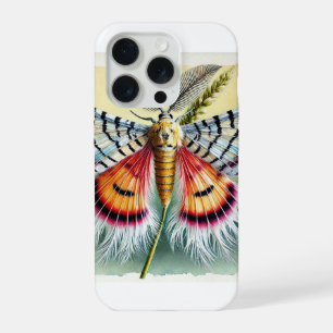 Plume Moth Detailed View 030924IREF228 - Watercolo iPhone 15 Pro Case