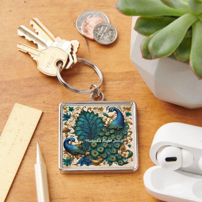 "Plume of Majesty" Key Ring (Desk)
