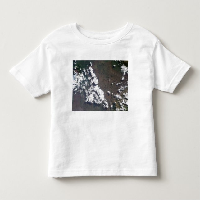 Plume rises from Nyiragongo Volcano in the DRC Toddler T-Shirt (Front)