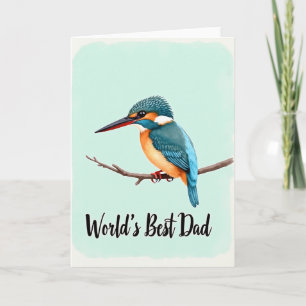 Plumed Bird Sweet Fathers Day Card