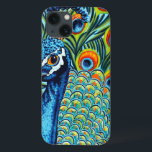 Plumed Peacock I iPhone 13 Case<br><div class="desc">Animals</div>