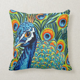 Plumed Peacock I Cushion