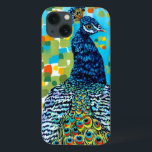 Plumed Peacock II iPhone 13 Case<br><div class="desc">Animals</div>