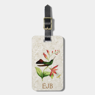 Plumeleteer Hummingbird Luggage Tag