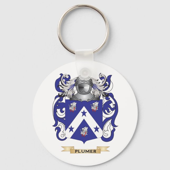 Plumer Coat of Arms (Family Crest) Key Ring (Front)