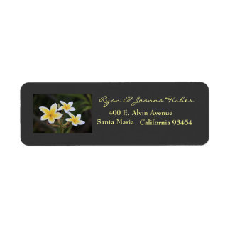 Plumeria address labels