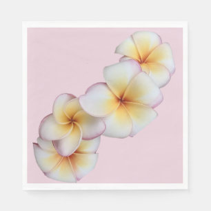 Plumeria Blooms  Napkin
