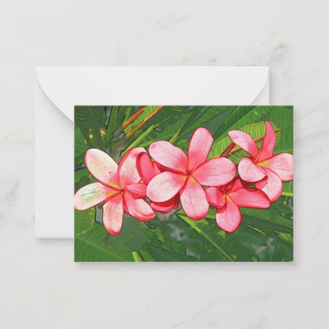 Plumeria Card (Front)