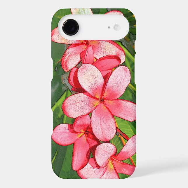 Plumeria Case-Mate iPhone Case (Back)