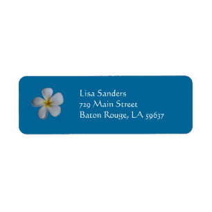 Plumeria Custom Labels