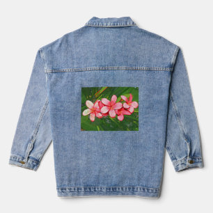 plumeria denim jacket