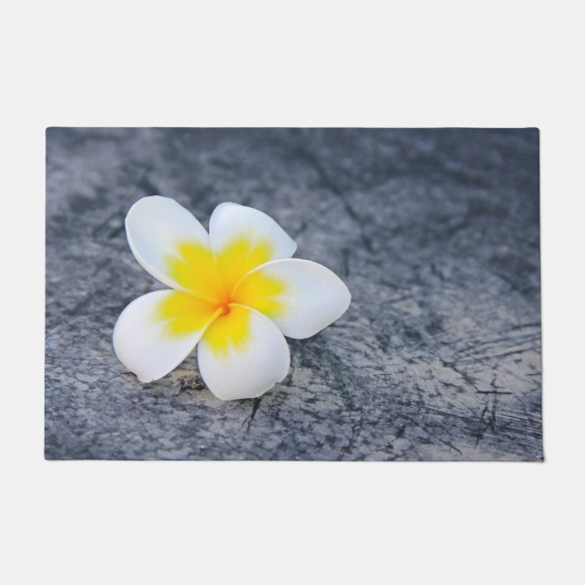 Plumeria Doormat (Front)
