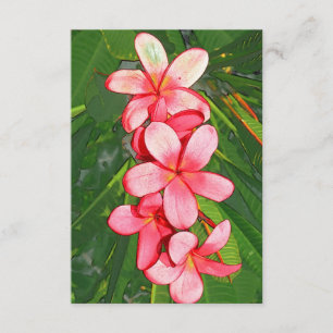 Plumeria Enclosure Card