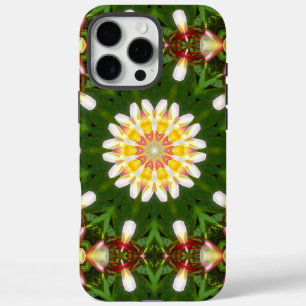 Plumeria Flower Mandala with Tropical Symmetry iPhone 16 Pro Max Case