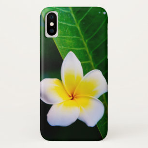 Plumeria Flower Photography iPhone X Case