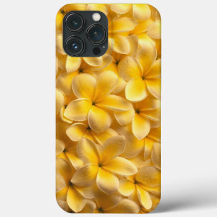Plumeria Flower Yellow iPhone 13 Pro Max Case