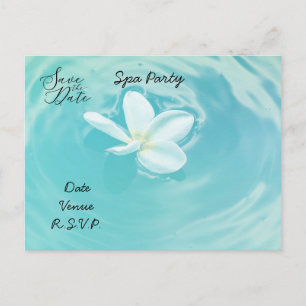 Plumeria Flowers for Spa party  Postcard