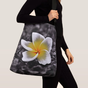 Plumeria Frangipani Hawaii Flower Crossbody Bag