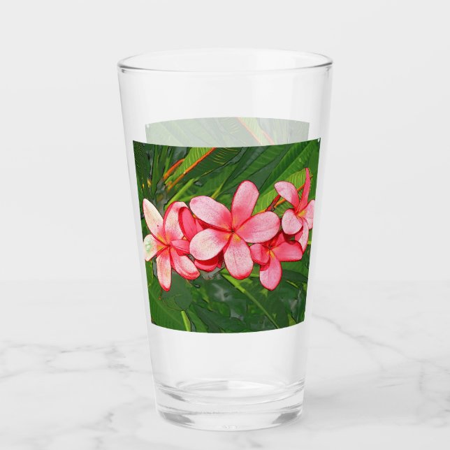 Plumeria Glass (Front)