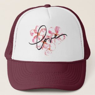 Plumeria Love Trucker Cap
